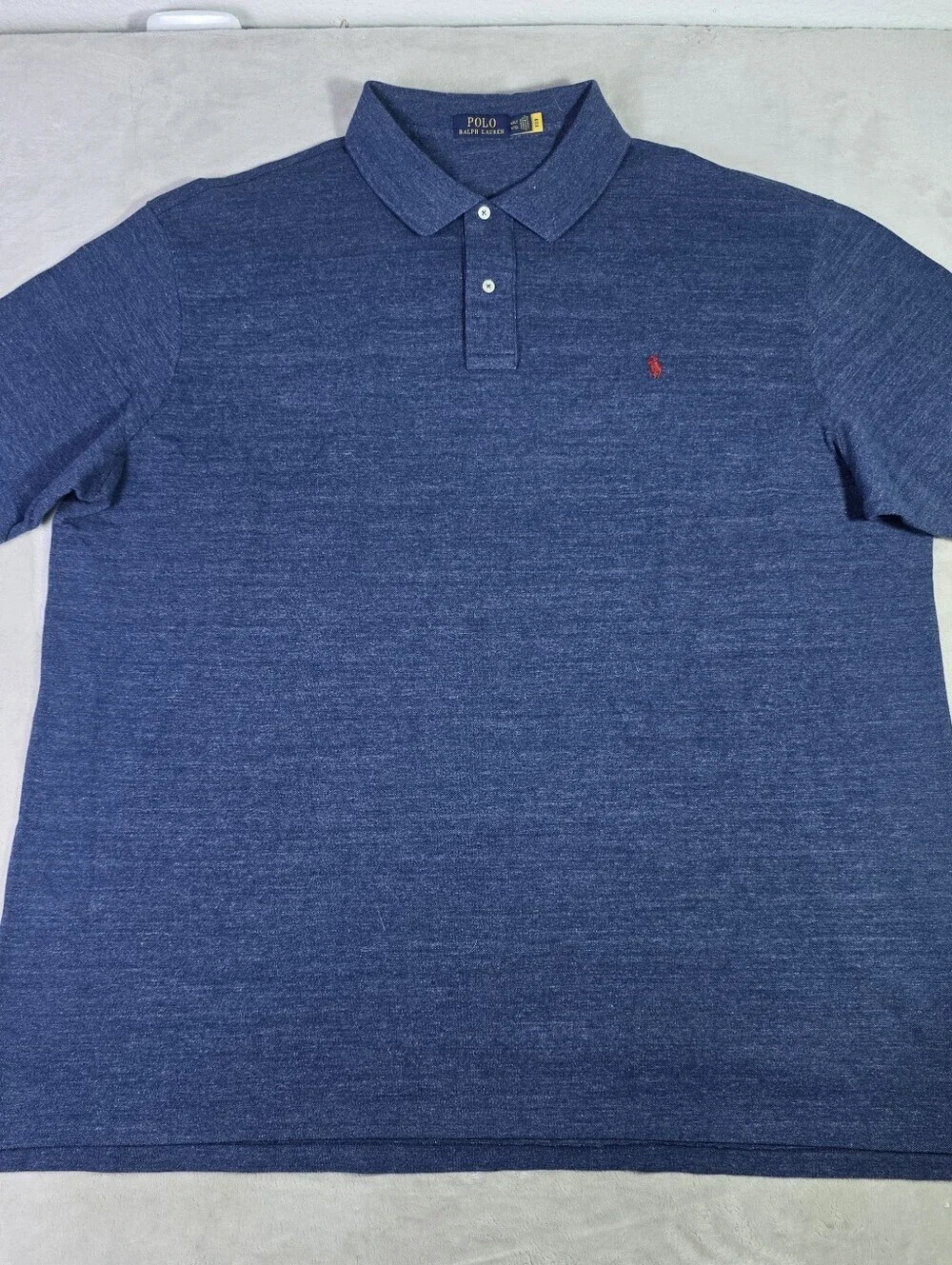 Lot Of 3 Polo Ralph Lauren Cotton Polo Shirt Short Sleeve Red Blue Mens 4XLT